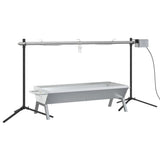vidaXL Barbecue grill- en bakset automatisch roestvrij staal