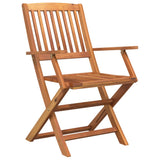 vidaXL 5-delige Eethoek massief acaciahout