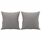 vidaXL Two-seater Sofa with Cushions 120 cm Fabric Dark Grey