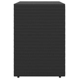 vidaXL Tuinkast Zwart 100x55,5x80 cm Poly Rattan