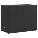vidaXL Tuinkast Zwart 100x55,5x80 cm Poly Rattan