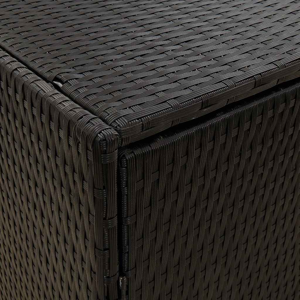 vidaXL Tuinkast Zwart 100x55,5x80 cm Poly Rattan