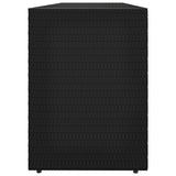 vidaXL Tuinkast Zwart 198x55,5x80 cm Poly Rattan