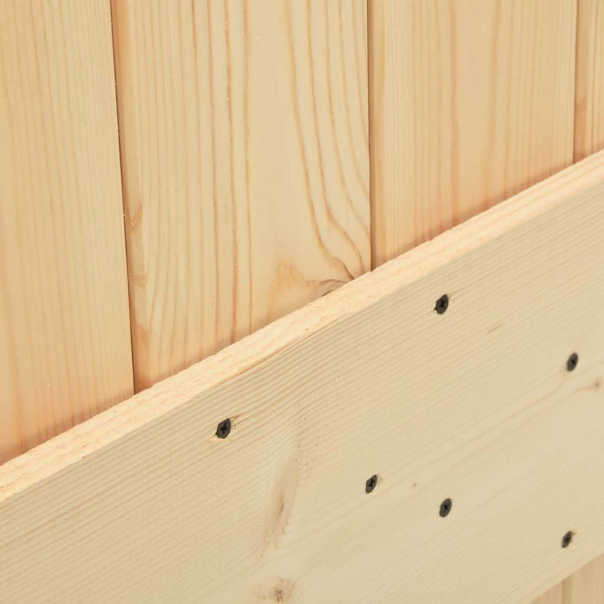 vidaXL Porte NARVIK Naturel 80 x 210 cm Pin Massif