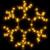 vidaXL Figurine de Noël avec LED 2 pièces 38x37 cm blanc chaud