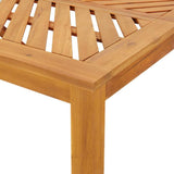 vidaXL Tuin Eettafel Set 3 pcs Bruin Massief Acacia Hout