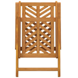 vidaXL Tuin Eettafel Set 3 pcs Bruin Massief Acacia Hout