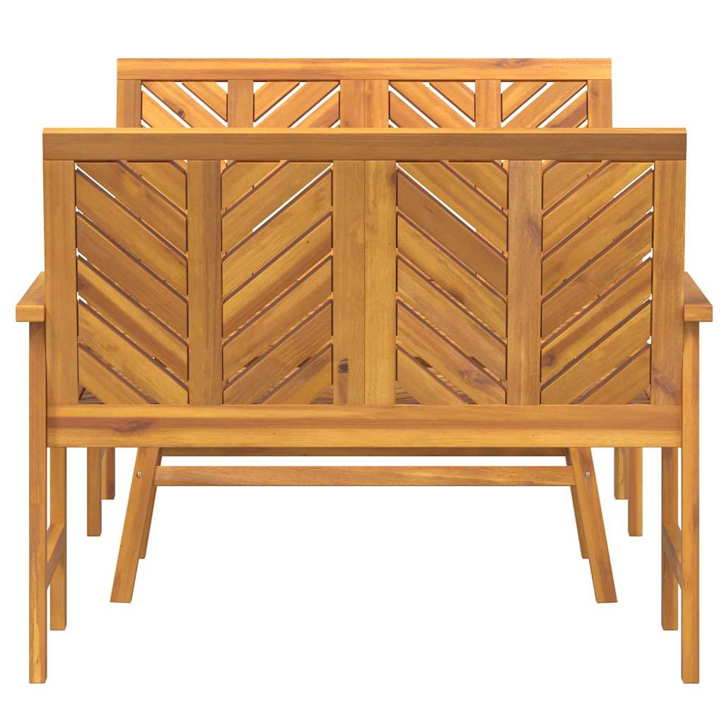 vidaXL Tuin loungeset 4 pcs Bruin Massief Acacia Hout
