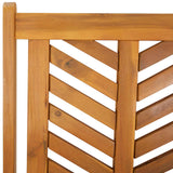 vidaXL Tuinstoel 4 pcs Bruin 57 x 72 x 109 cm Massief Acacia Hout