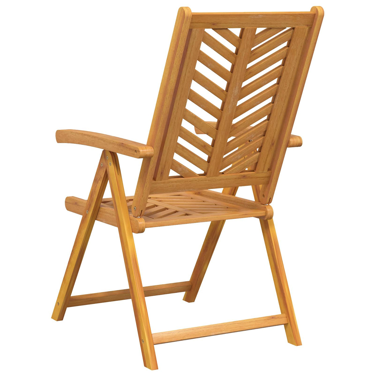 vidaXL Tuinstoel 4 pcs Bruin 57 x 72 x 109 cm Massief Acacia Hout