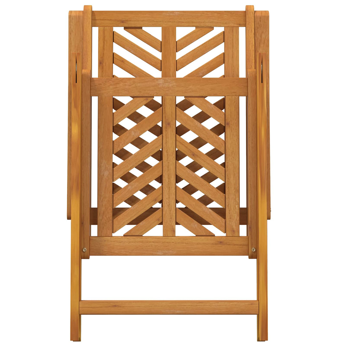 vidaXL Tuinstoel 4 pcs Bruin 57 x 72 x 109 cm Massief Acacia Hout