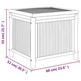 vidaXL Tuinbox 60x52x55 cm bamboe