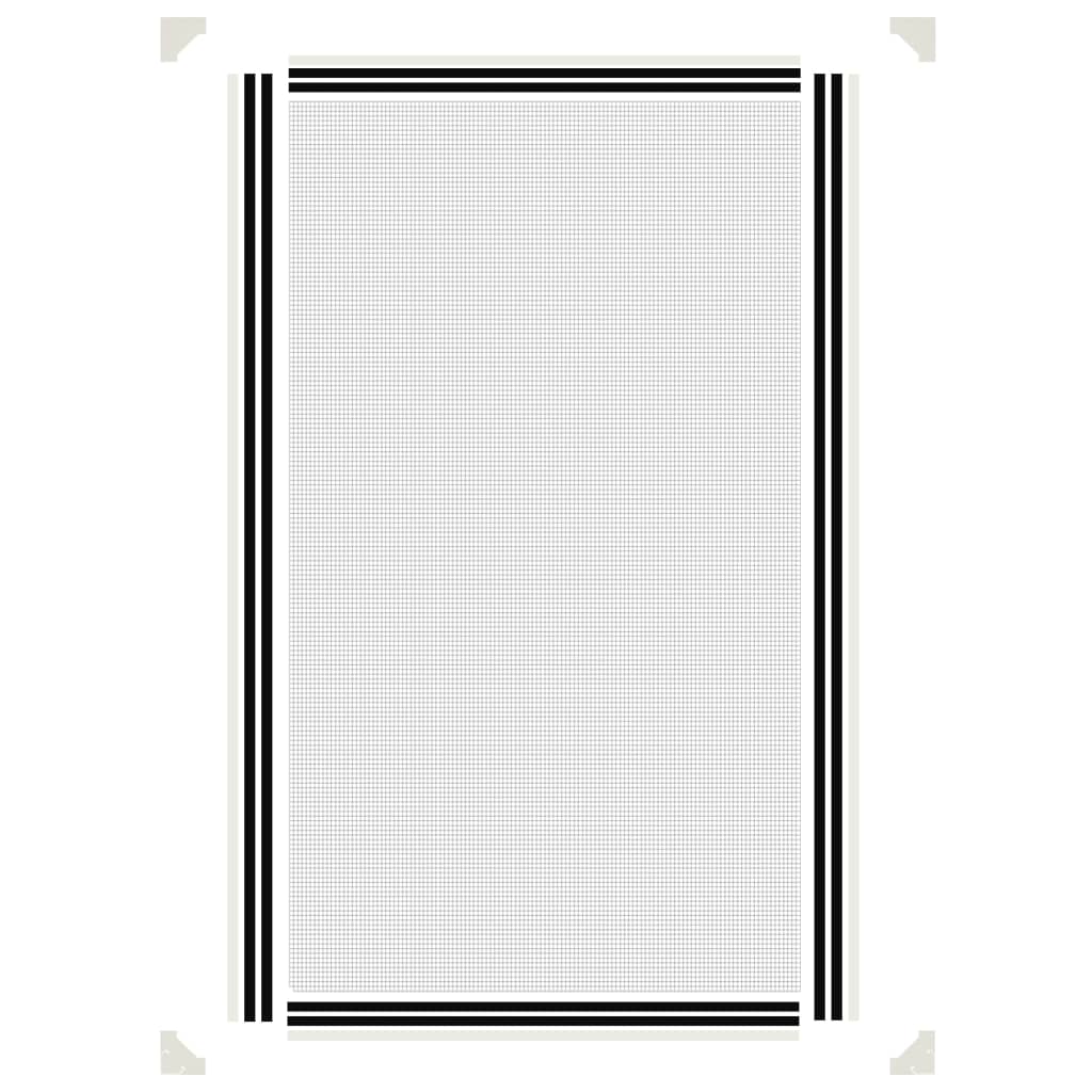 vidaXL Magnetic Fly Screen for Windows 80x140 cm White