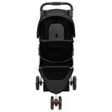 vidaXL Hondenwagen inklapbaar 80x46x98 cm oxford stof zwart
