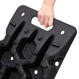 vidaXL Grip Plates 2 pcs 107x31x7 cm nylon black