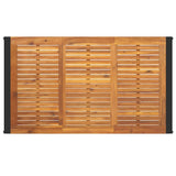 vidaXL Tuintafel met U-vormige poten 140x80x75 cm massief acaciahout
