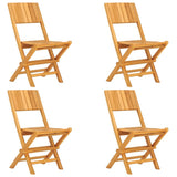 vidaXL 5-piece Garden Dining Set Solid Teak Wood