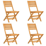 vidaXL 5-piece Garden Dining Set Solid Teak Wood