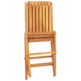 vidaXL Tuinstoelen 4 st inklapbaar 47x47x89 cm massief teakhout