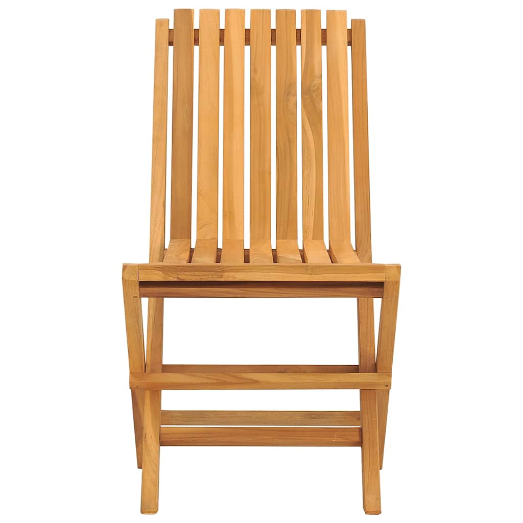 vidaXL Tuinstoelen 4 st inklapbaar 47x47x89 cm massief teakhout