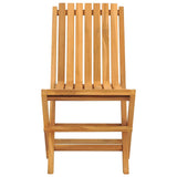 vidaXL Tuinstoelen 4 st inklapbaar 47x47x89 cm massief teakhout