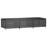 vidaXL Ligbedhoezen 2 st met 12 oogjes 205x75x40 cm polyetheen