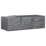 vidaXL Opbergtassen tuinkussens 2 st 135x40x55 cm polyetheen zwart