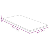 vidaXL Tafelblad 40x80x1,5 cm bamboe