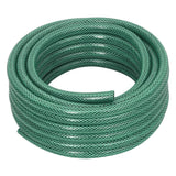 vidaXL Garden Hose with Coupling Set 0.5'' 10 m PVC Green