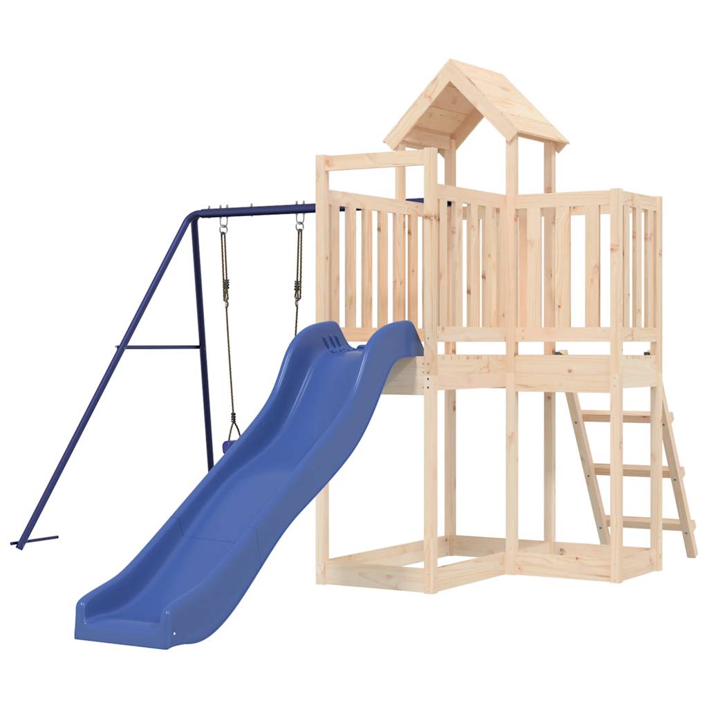 vidaXL Playhouse solid pine wood