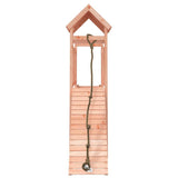 vidaXL Playhouse with Climbing Wall Solid Pine Wood