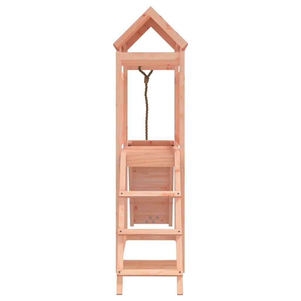 vidaXL Playhouse with Climbing Wall Solid Pine Wood