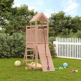vidaXL Playhouse with Climbing Wall Solid Pine Wood