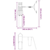 vidaXL Playhouse solid pine wood