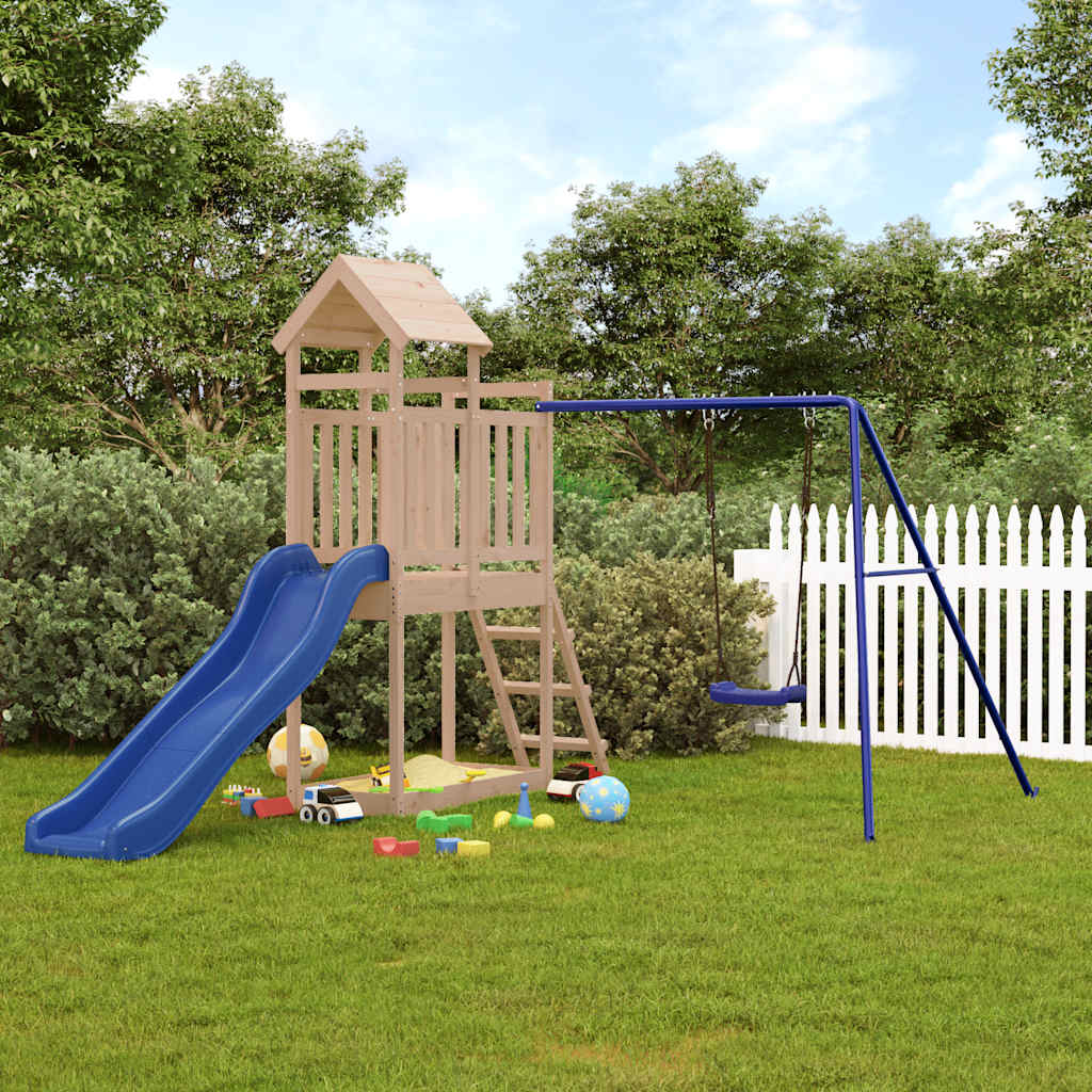 vidaXL Playhouse solid pine wood