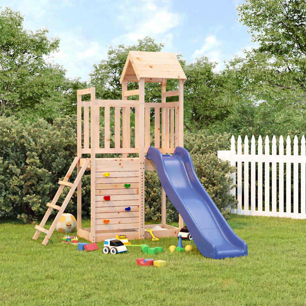 vidaXL Playhouse solid pine wood