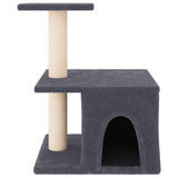 vidaXL Kattenmeubel met sisal krabpalen 48 cm crèmekleurig