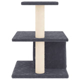 vidaXL Kattenmeubel met sisal krabpalen 48 cm crèmekleurig