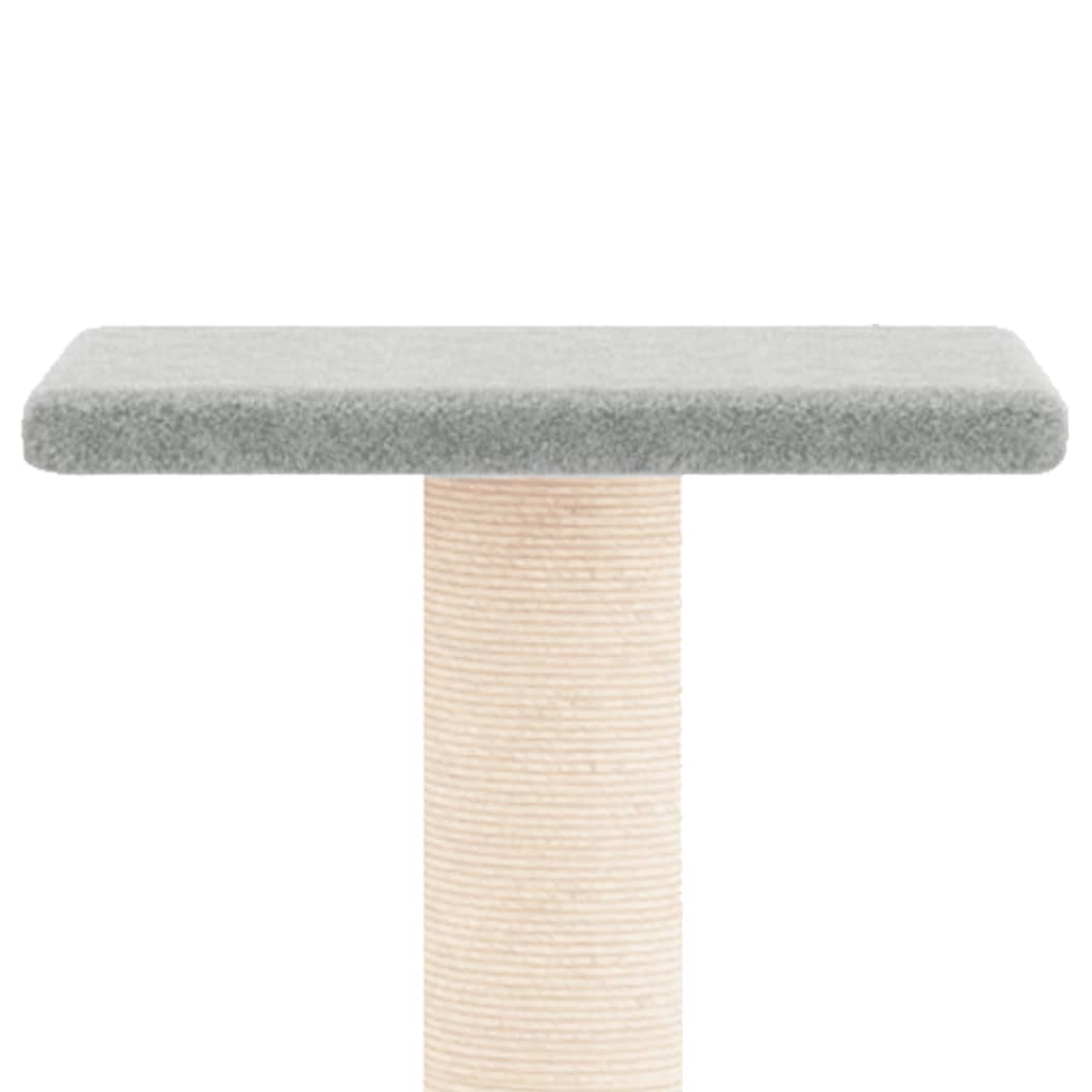 vidaXL Cat Tree with Sisal Scratching Posts 73 cm Cream