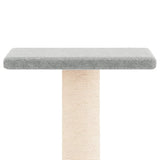 vidaXL Cat Tree with Sisal Scratching Posts 73 cm Cream