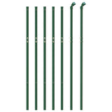 vidaXL Wire Mesh Fence 0.8x10 m Green