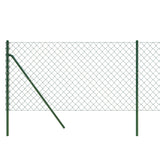 vidaXL Wire Mesh Fence 0.8x10 m Green