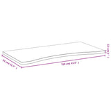 vidaXL Desk Top 110x55x1.5 cm bamboo