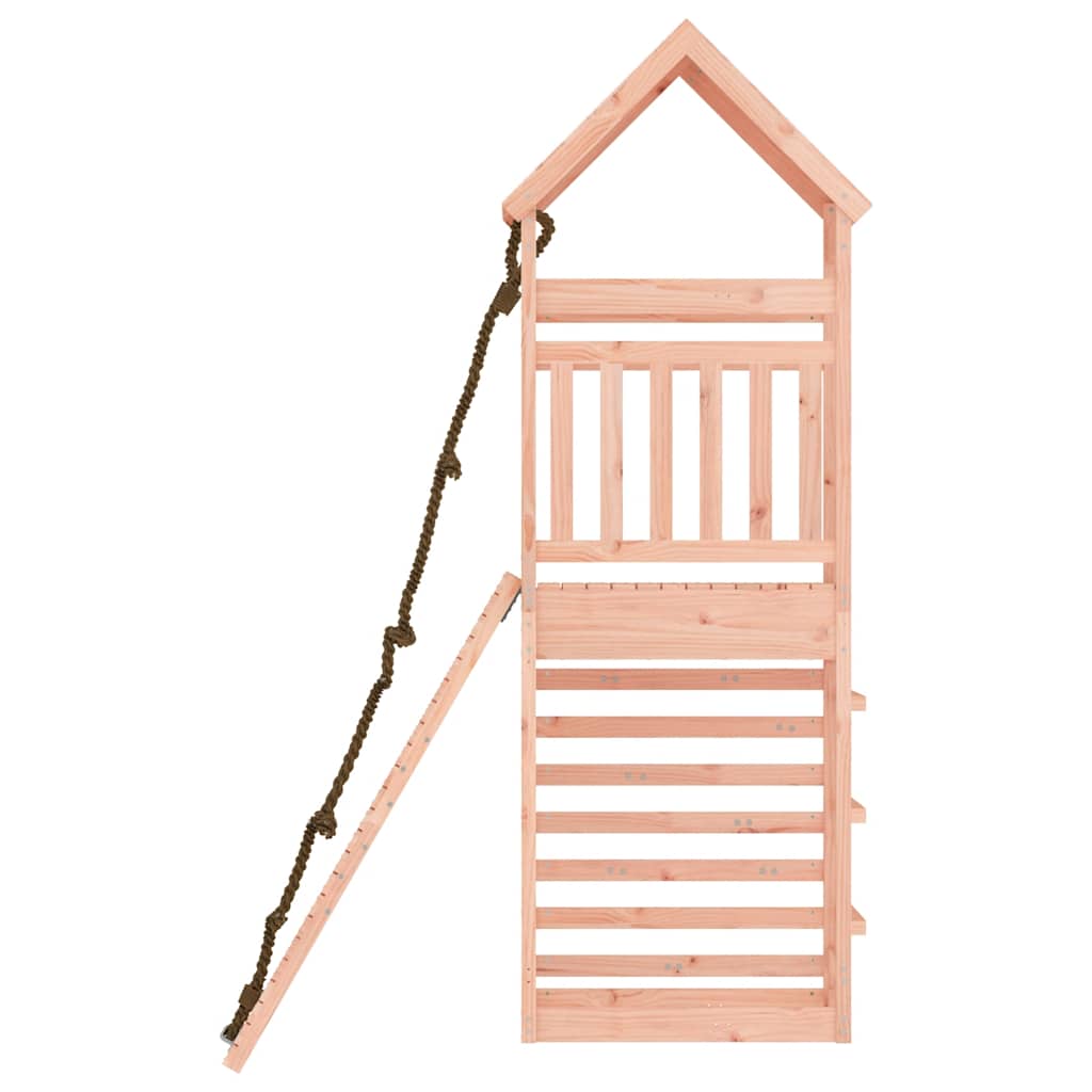 vidaXL Speelhuis met klimwand massief grenenhout