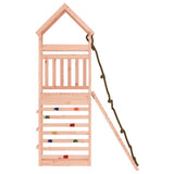 vidaXL Speelhuis met klimwand massief grenenhout