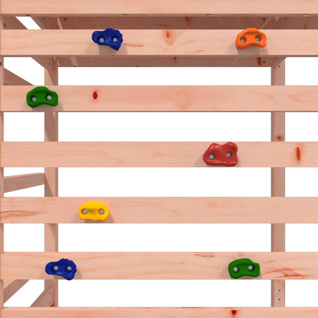 vidaXL Speelhuis met klimwand massief grenenhout