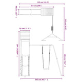 vidaXL Playhouse solid pine wood