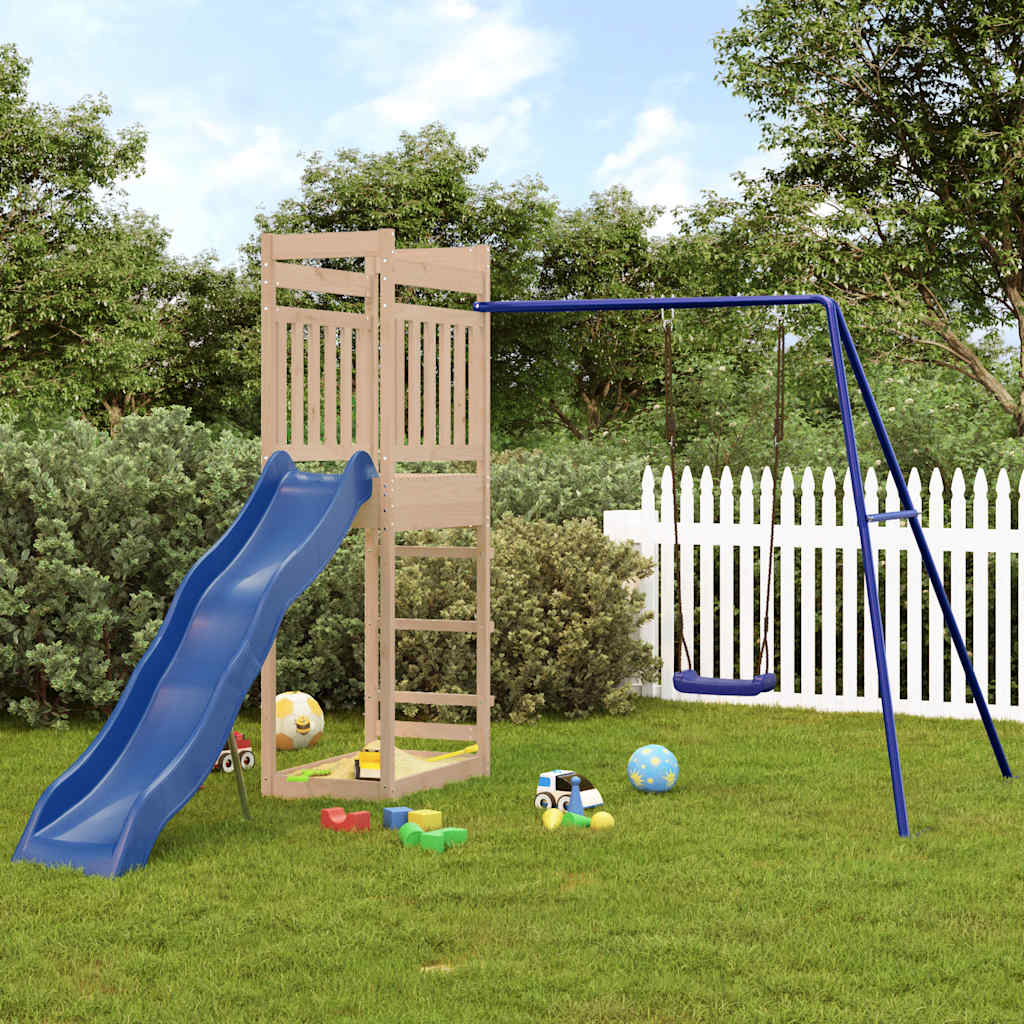 vidaXL Playhouse solid pine wood