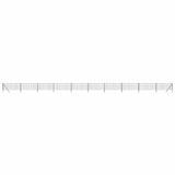 vidaXL Mesh Fence 0.8x25 m Galvanized Steel Green