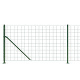 vidaXL Flanged Wire Mesh Fence 0.8x10 m Green